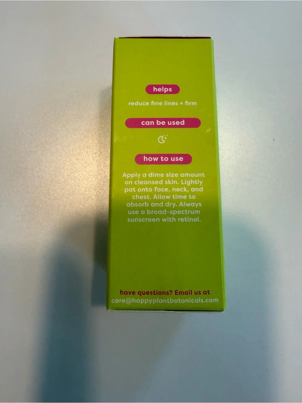 Happy Plant High Octane Advanced Retinol Serum Cruelty Free Vegan